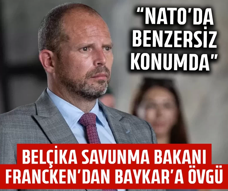 Belçika Savunma Bakanı Francken'dan ziyaret ettiği Baykar'a övgü
