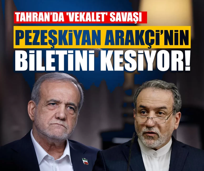 İran’da 'vekalet' savaşı: Pezeşkiyan, Dışişleri Bakanı Arakçi’nin biletini kesiyor!