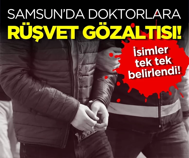 Samsun merkezli 5 ilçede dev operasyon!