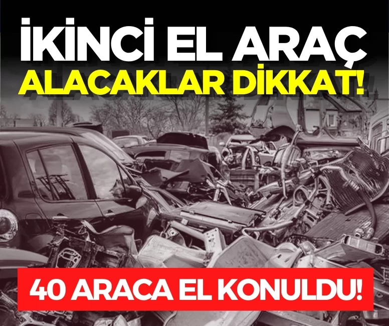 Dev 'change' operasyonu: Bulgaristan'dan getirip şasi çaktılar, 40 araca el konuldu!