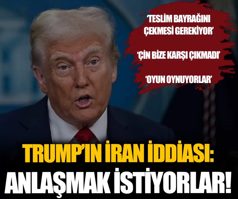 Trump'tan flaş sözler: İran'ın teslim bayrağını çekmesi gerekiyor
