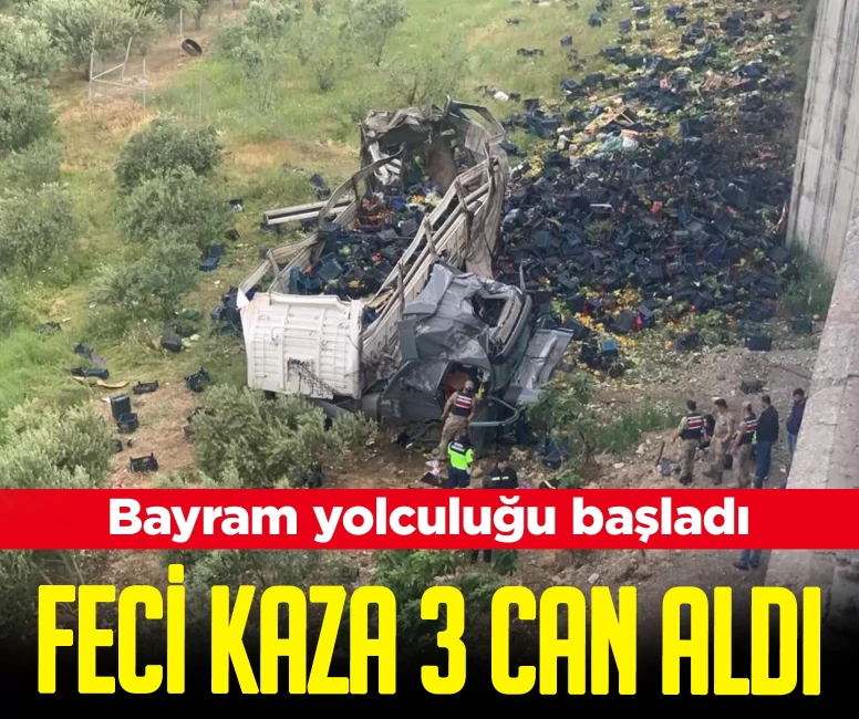 Bayram yolculuğu başladı, feci kaza can aldı: 3 ölü, 3 yaralı