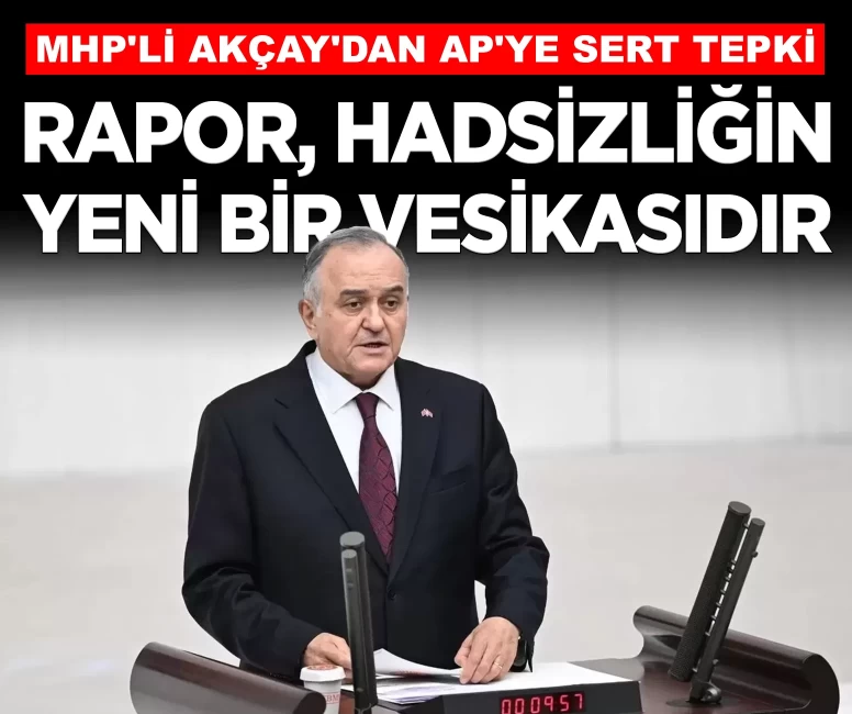 'Bu rapor, hadsizliğin ve husumetin yeni bir vesikasıdır'