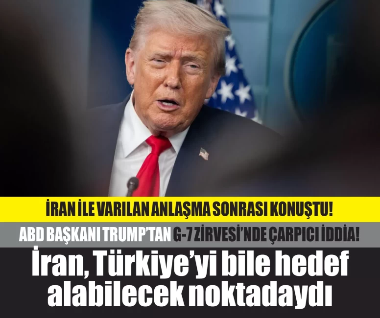 ABD Başkanı Trump'tan Türkiye ile ilgili çarpıcı yorum! İran'ın, Türkiye'yi hedef alabileceğini iddia etti!