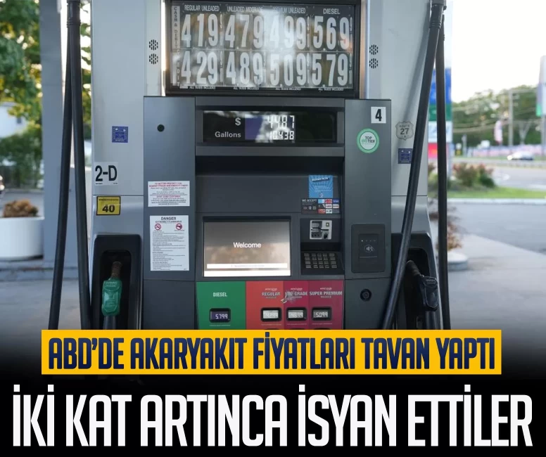 ABD'de akaryakıt fiyatları tavan yaptı! İki kat artınca isyan ettiler