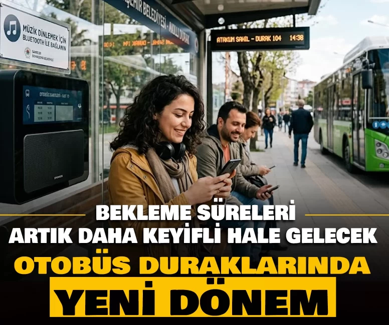 Otobüs duraklarında yeni dönem