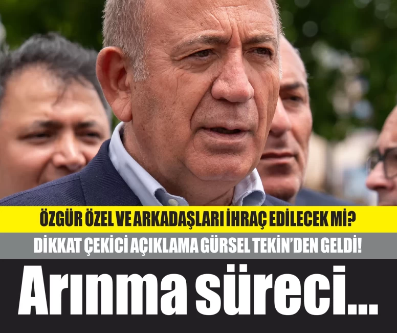 Özgür Özel ve ekibi ihraç edilecek mi? Gürsel Tekin'den dikkat çekici paylaşım! Arınma süreci...