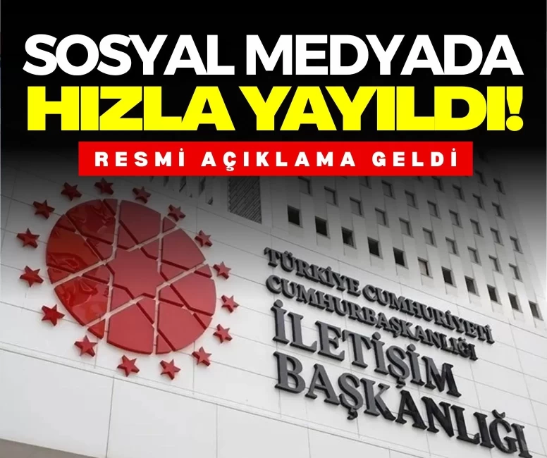 Sosyal medyada hızla yayıldı!
