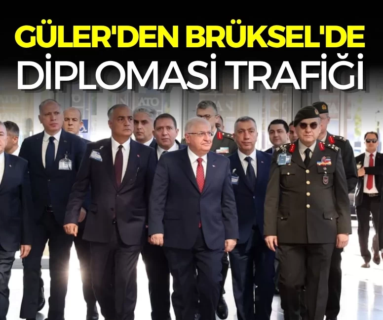 Bakan Güler'den Brüksel'de diplomasi trafiği: Fransa Savunma Bakanı Vautrin ile görüştü