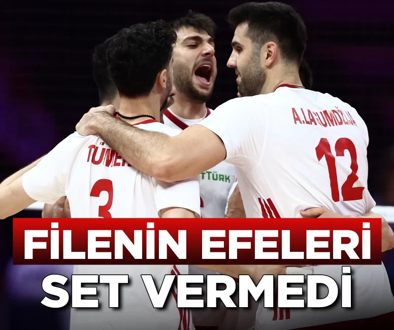 Filenin Efeleri Belçika'ya set vermedi