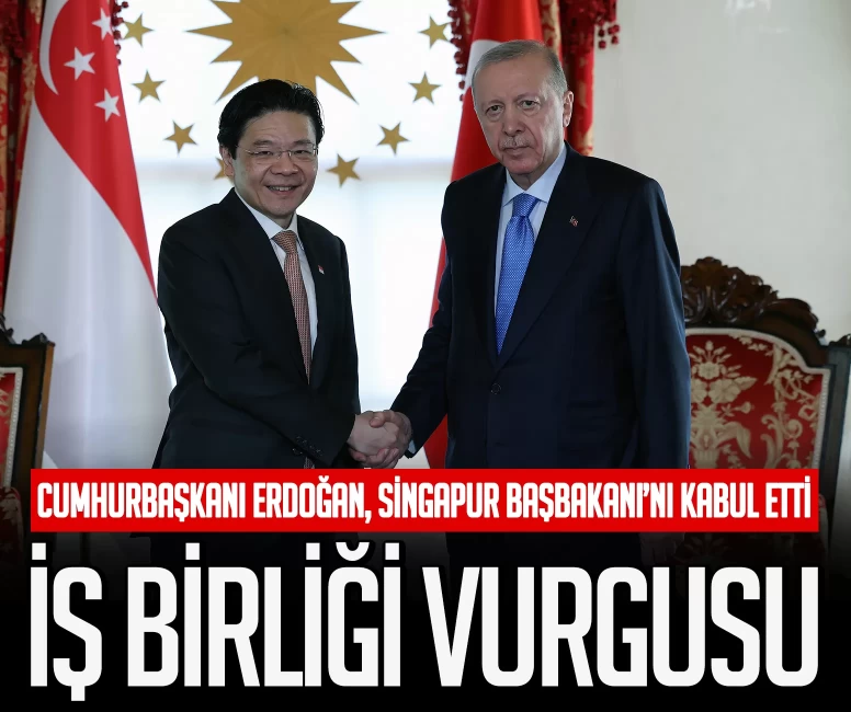 Cumhurbaşkanı Erdoğan, Singapur Başbakanı Wong'u kabul etti! İş birliği vurgusu