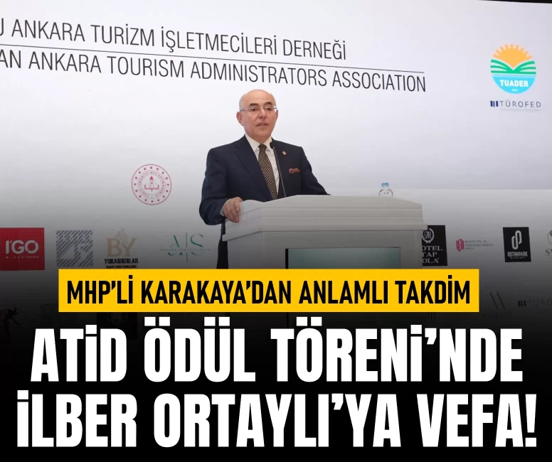 ATİD Ödül Töreni’nde İlber Ortaylı’ya vefa!