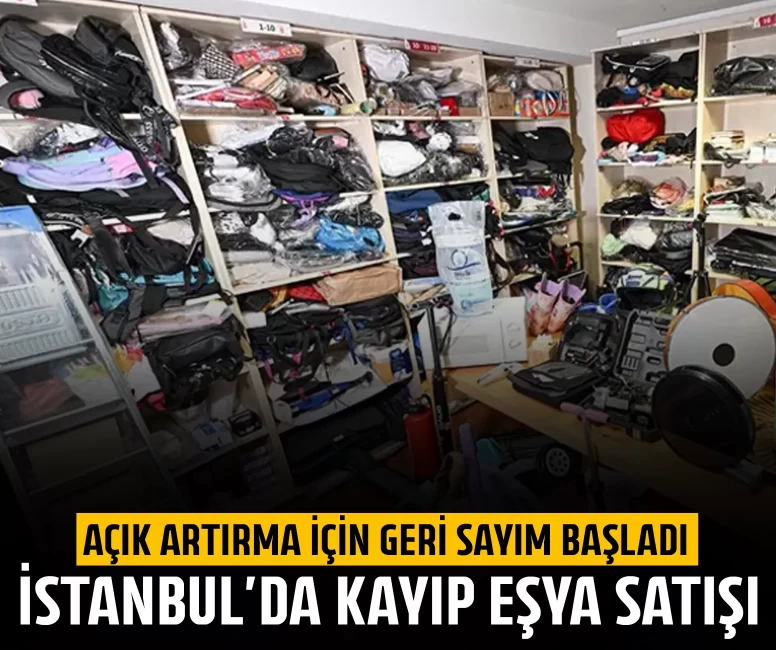 İstanbul’da kayıp eşya satışı