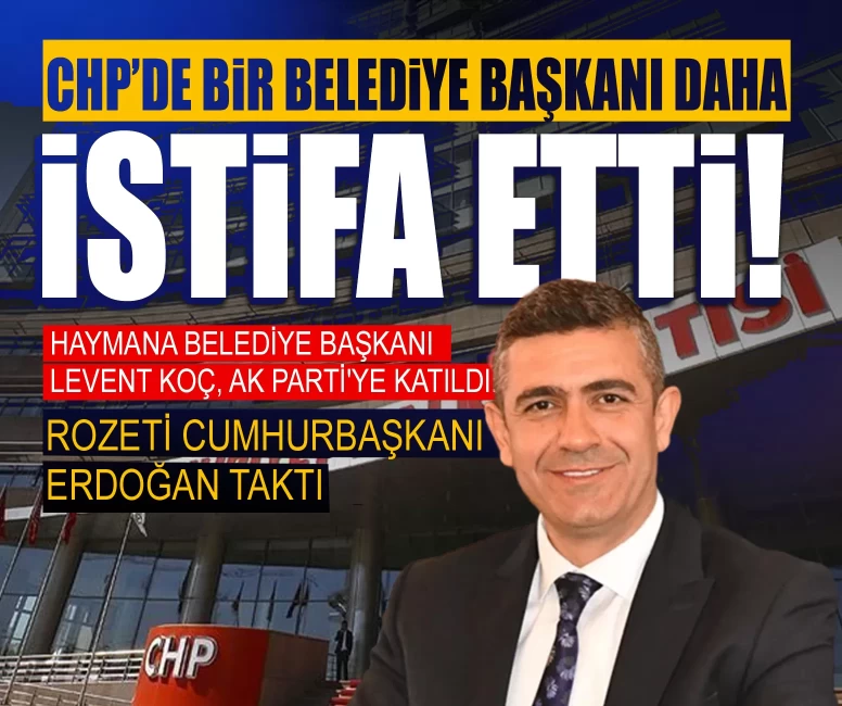 CHP'li Belediye Başkanı istifa edip AK Parti'ye geçti! Rozeti Cumhurbaşkanı Erdoğan taktı
