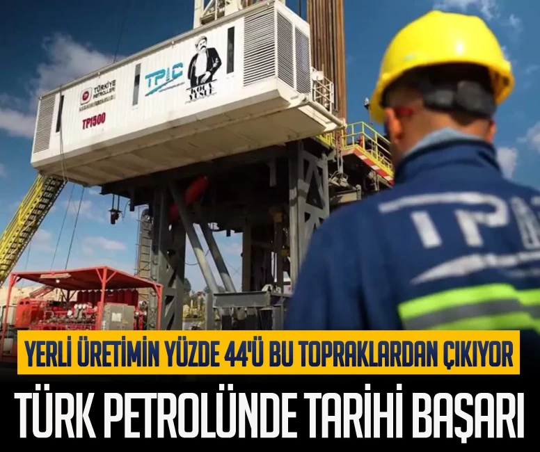Türk petrolünde tarihi başarı! Yerli üretimin yüzde 44'ü bu topraklardan çıkıyor