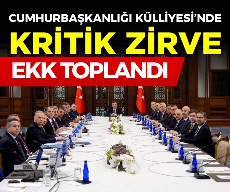 Cumhurbaşkanlığı Külliyesi’nde kritik zirve: Ekonomi Koordinasyon Kurulu toplandı