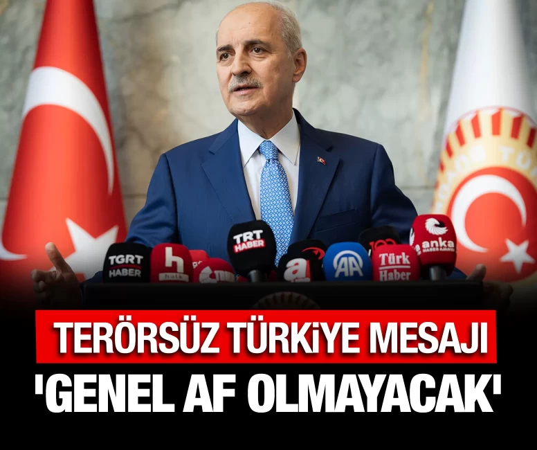 TBMM Başkanı Kurtulmuş’tan Terörsüz Türkiye mesajı