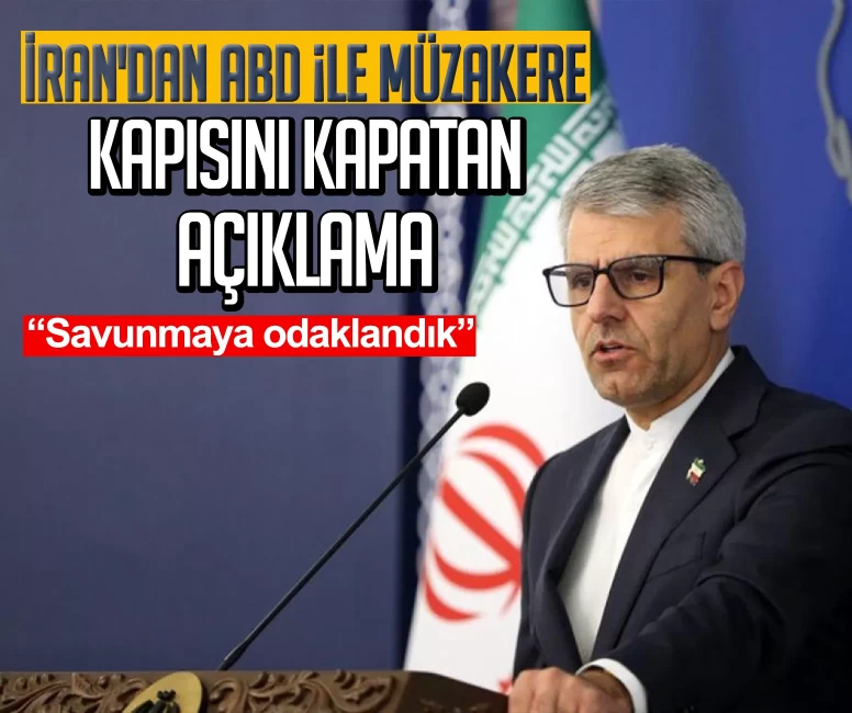 İran'dan ABD ile müzakere kapısını kapatan açıklama: Savunmaya odaklandık