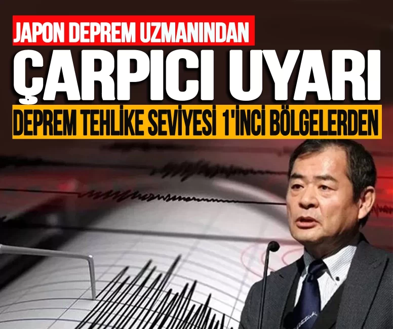 Japon Deprem Uzmanı Moriwaki'den çarpıcı uyarı: 'Çanakkale'de büyük risk var'
