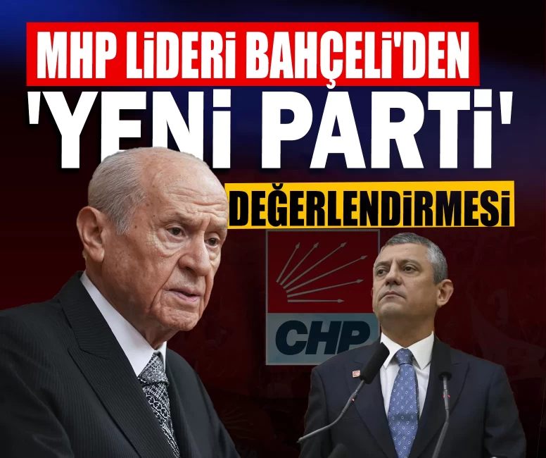 MHP Lideri Devlet Bahçeli'den 'yeni parti' değerlendirmesi: Vekil sayısı oranında pay aktarılmalı