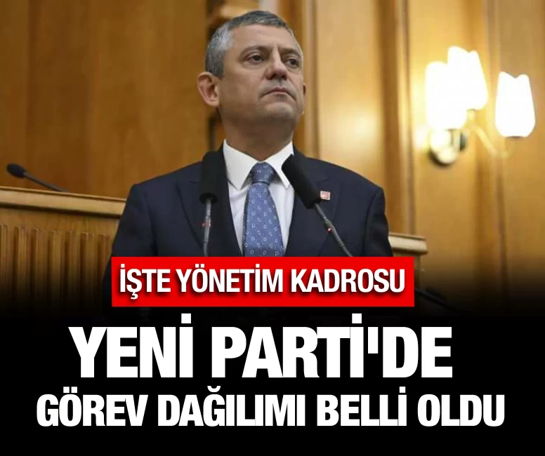 İşte yönetim kadrosu