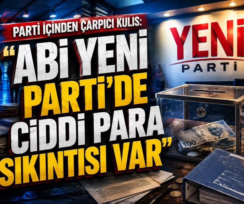 Yeni Parti para sıkıntısı mı çekiyor? Parti binasına ne kadar kira veriyorlar... "Abi burada ciddi para sıkıntısı var" diyen kim?