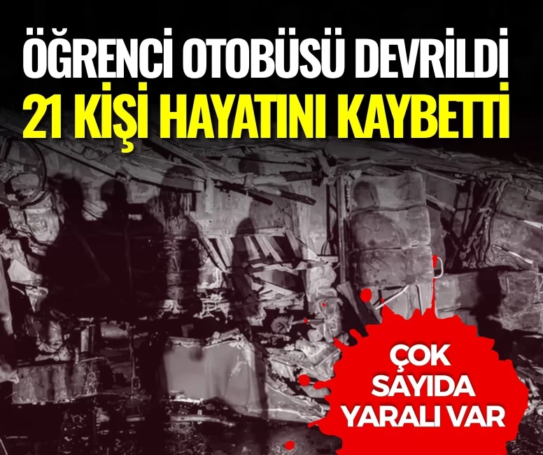 Öğrenci otobüsü devrildi: Uganda'daki kazada 21 kişi hayatını kaybetti