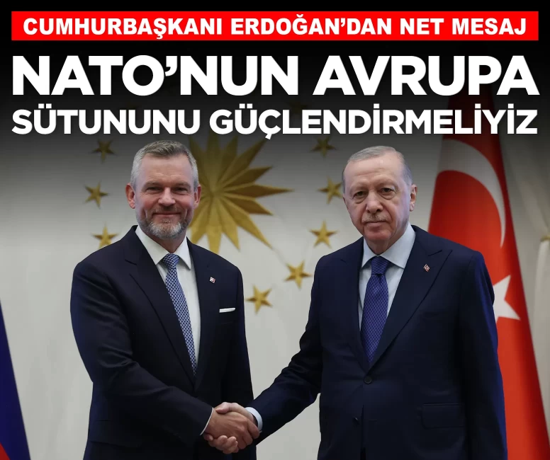 Cumhurbaşkanı Erdoğan: 'NATO'nun Avrupa sütununu güçlendirmeliyiz'