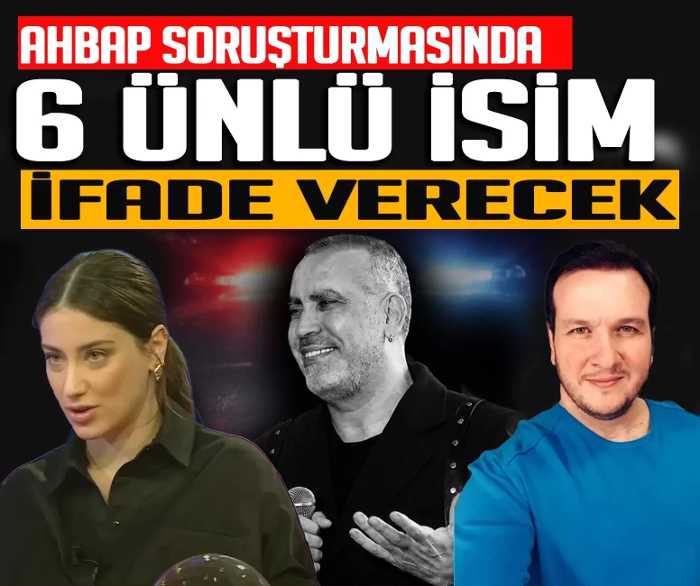 Ahbap soruşturmasında yeni gelişme: Fatih Altaylı, Şahan Gökbakar, Hazal Kaya, Fatih Koparan ifade verecek