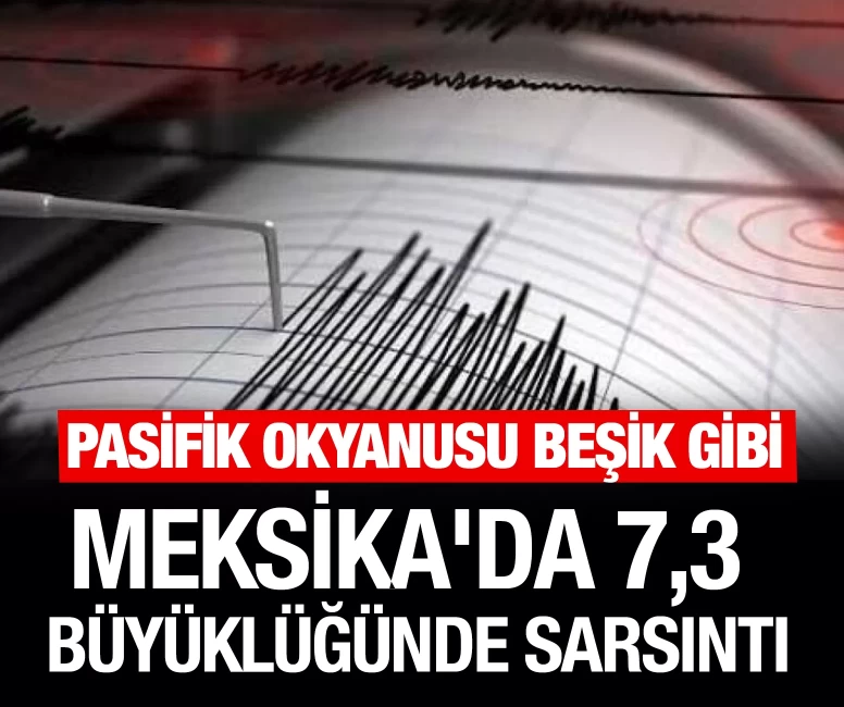 Meksika'da 7,3 büyüklüğünde sarsıntı
