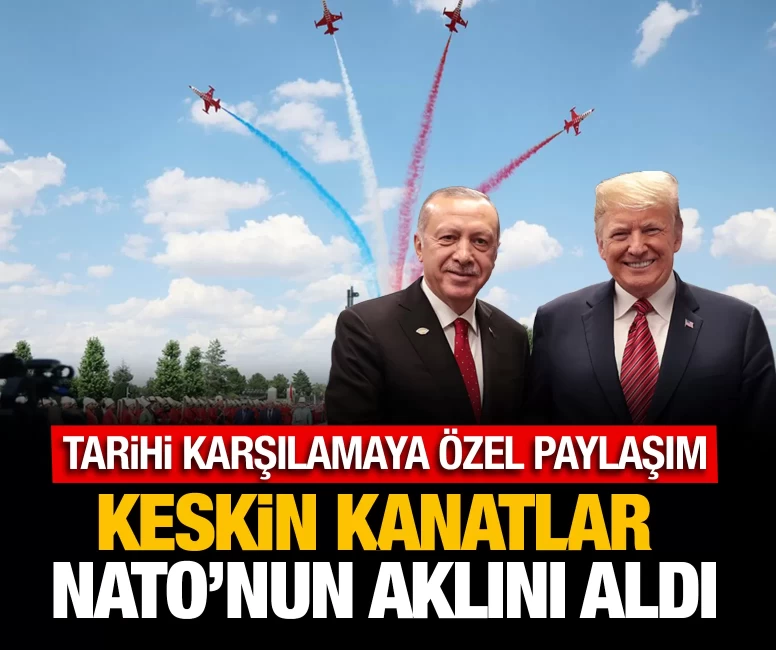 NATO'dan tarihi karşılamaya özel paylaşım