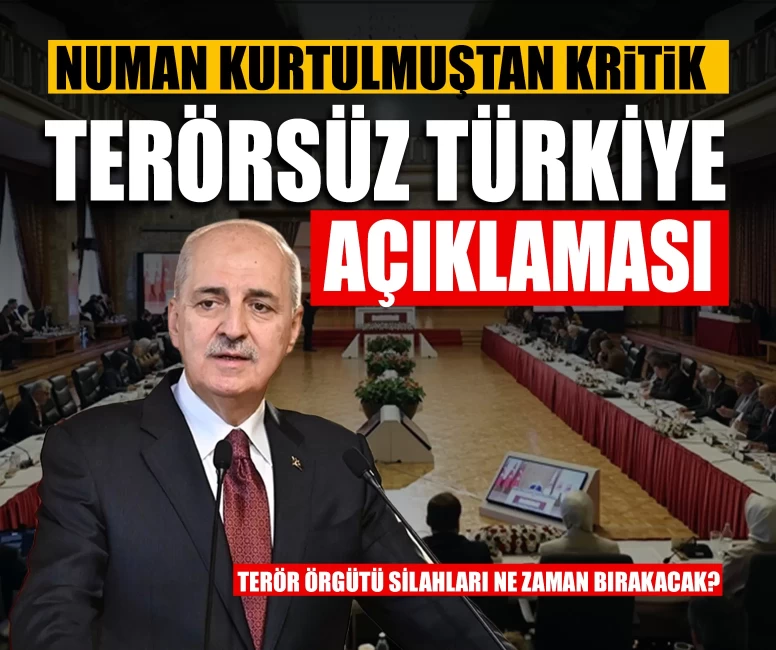 Kurtulmuştan kritik 'terörsüz Türkiye' açıklaması