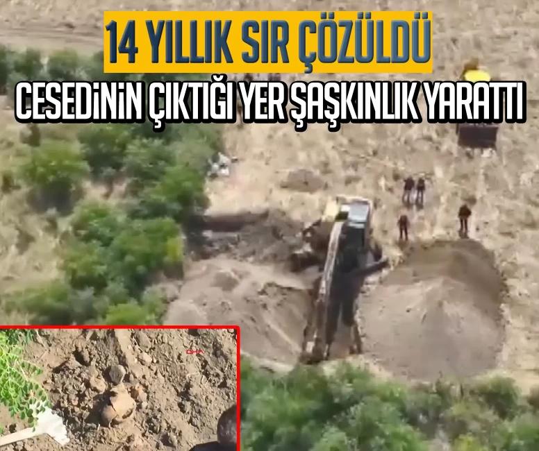 14 yıllık sır çözüldü: Portakal bahçesine gömülmüş halde bulundu
