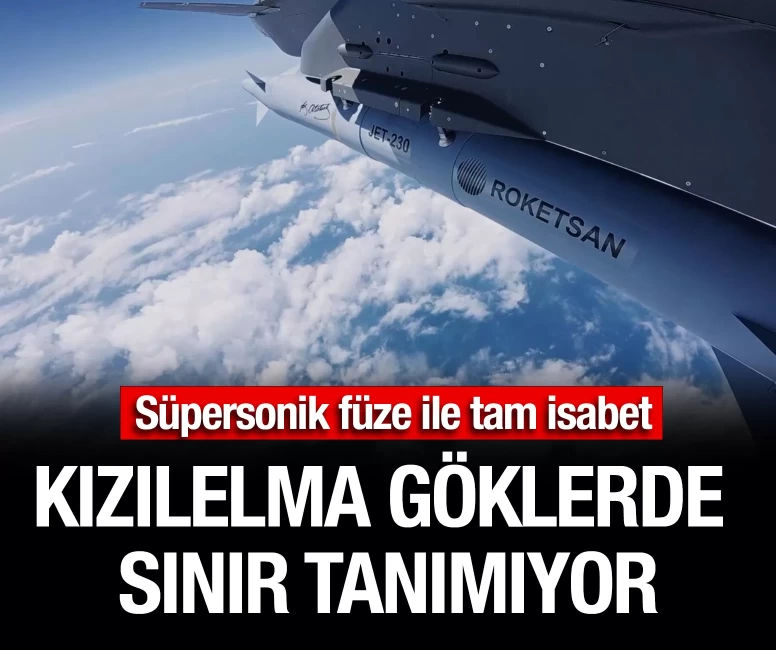 Süpersonik füze ile tam isabet