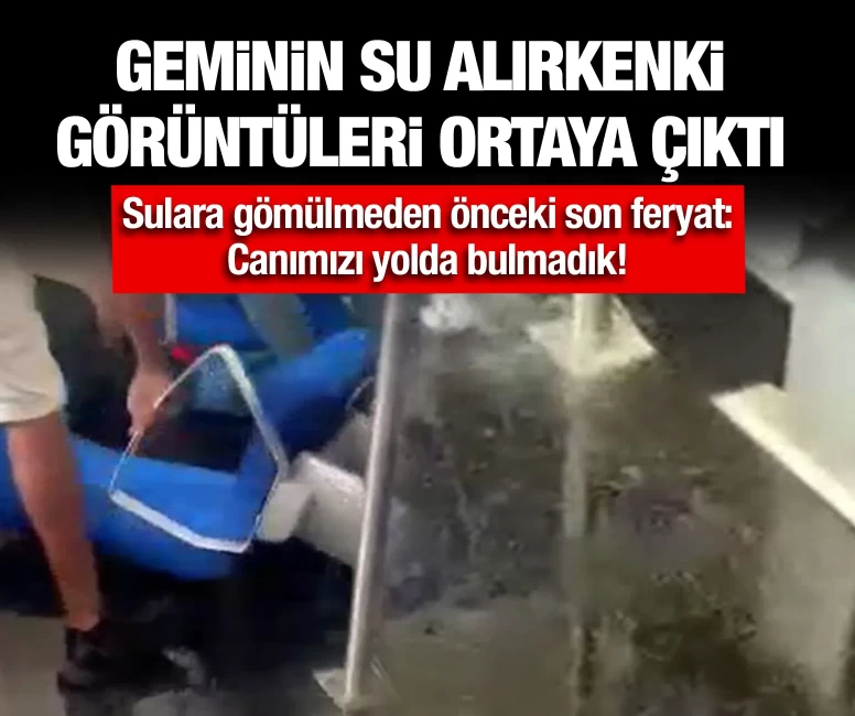 Geminin batmadan önceki görüntüleri ortaya çıktı