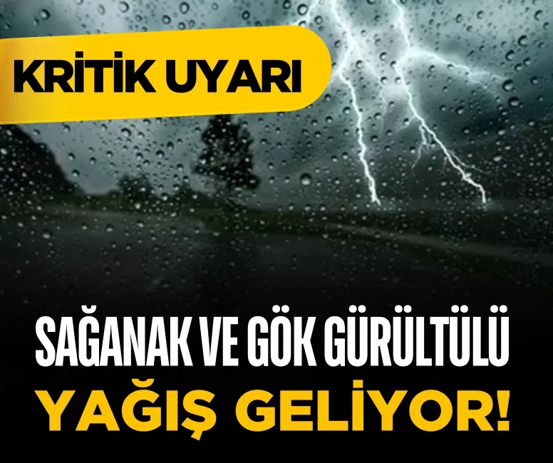 Türkiye için hava durumu: Sağanak ve gök gürültülü yağış geliyor! İşte bölge bölge tahminler