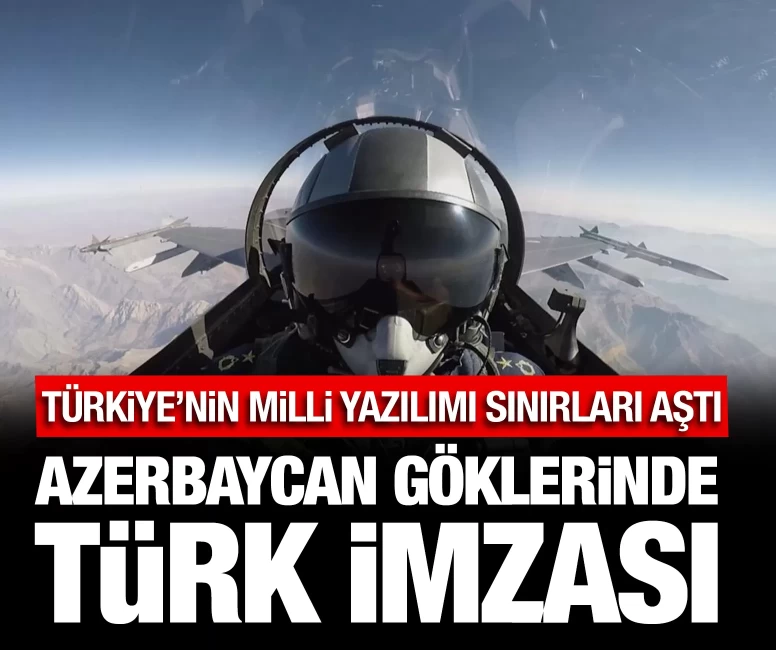 Azerbaycan göklerinde Türk imzası