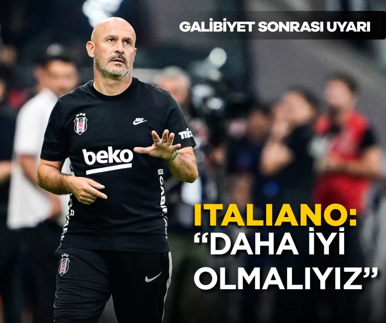 Vincenzo Italiano: "Daha iyi olmalıyız"
