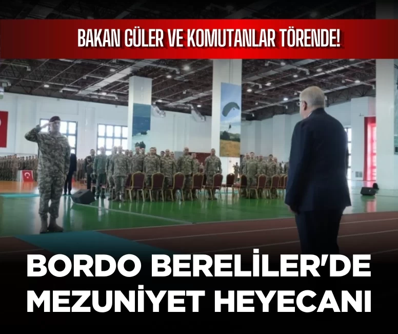 MSB Bakanı Yaşar Güler, Özel Kuvvetler Komutanlığı İhtisas Kursu Kapanış Töreni’ne katıldı