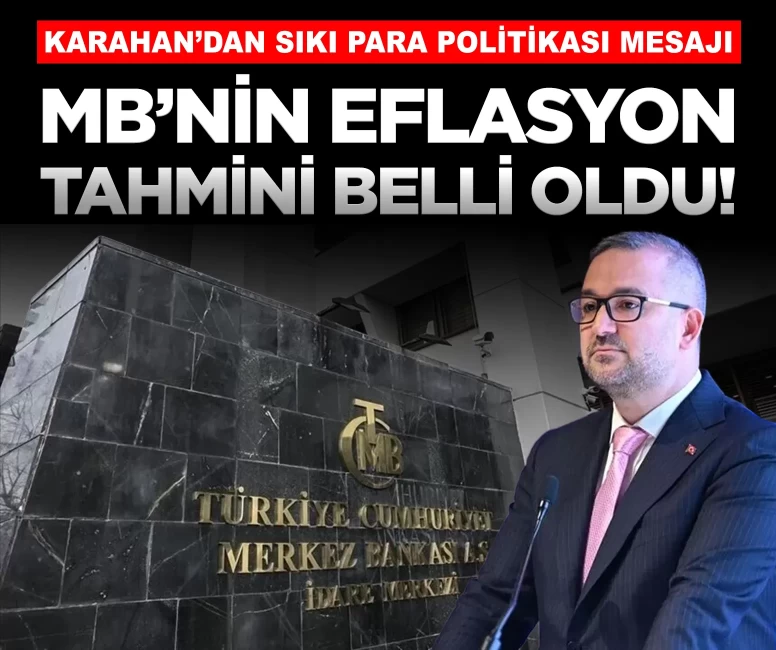 Merkez Bankası'nın yıl sonu enflasyon beklentisi belli oldu!