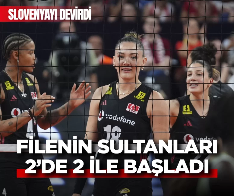 Filenin Sultanları, Slovenya'yı 4 sette devirdi