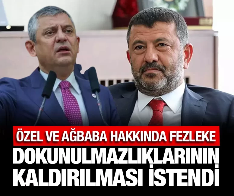 Özgür Özel ve Veli Ağbaba için rüşvet suçlaması