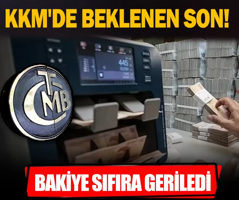 Bakiye sıfıra geriledi