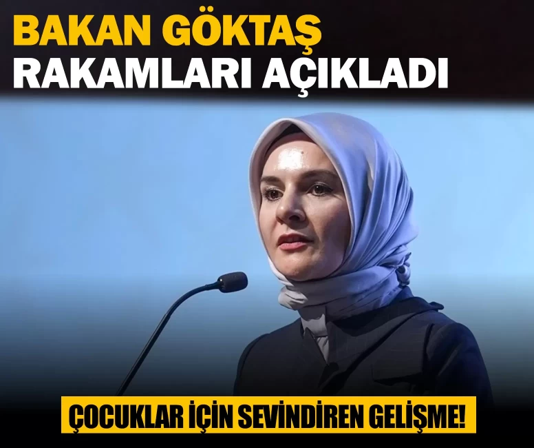 Bakan Göktaş rakamları açıkladı