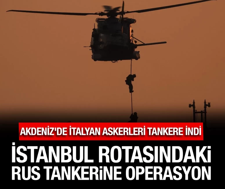 İstanbul rotasındaki Rus tankerine operasyon