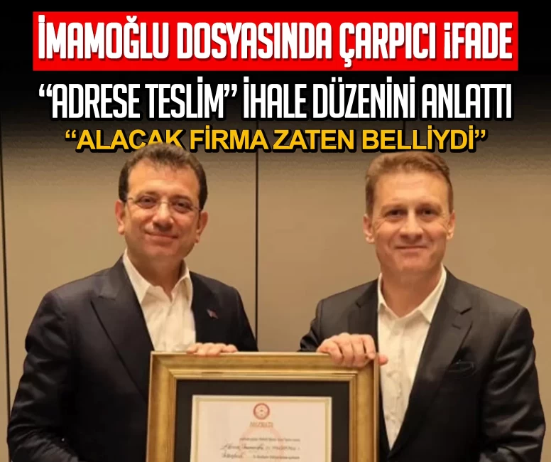 İmamoğlu dosyasında çarpıcı ifade: İhalede yüzde 10, metroda yüzde 7 komisyon