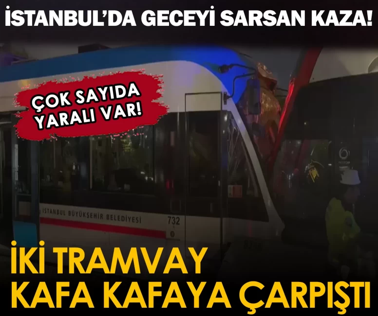 Zeytinburnu'nda tramvay kazası