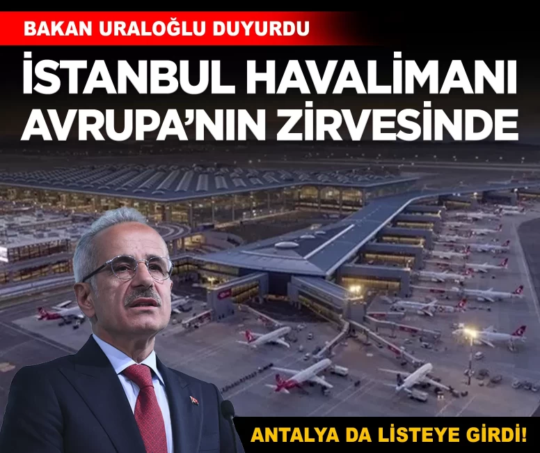 İstanbul Havalimanı Avrupa’da zirveyi bırakmıyor