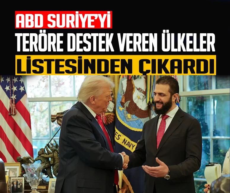 ABD, Suriye’yi "teröre destek veren ülkeler" listesinden çıkardı
