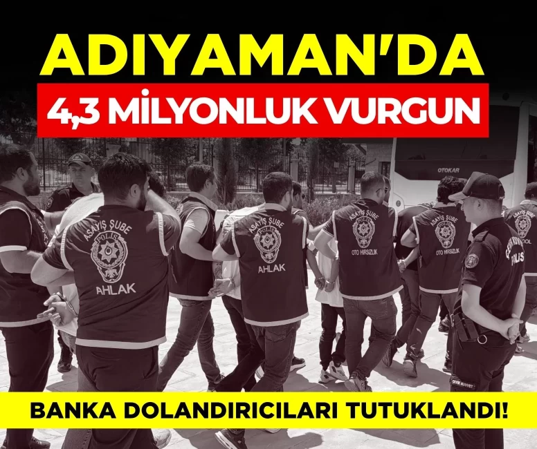 Banka dolandırıcıları tutuklandı!
